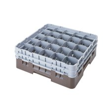Cambro Koš Camrack 25 pozic, výška sklenice 30 cm - Hnědá