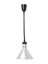 Závěsná výhřevná lampa s nastavitelnou výškou, kuželová, HENDI, Stříbrná, 230V/375W, ⌀275x(H)250mm