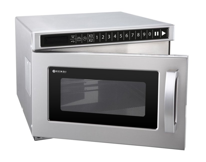 Mikrovlnná trouba s možností programování a portem USB 1800W, HENDI, 230V/3000W, 560x419x(H)336mm