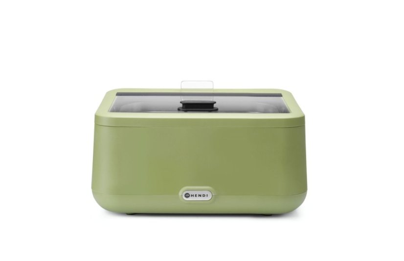 Chafing dish UNIQ, HENDI, designed by Robert Bronwasser, GN 2/3, Zelená, 230V/500W, 433x403x(H)248mm