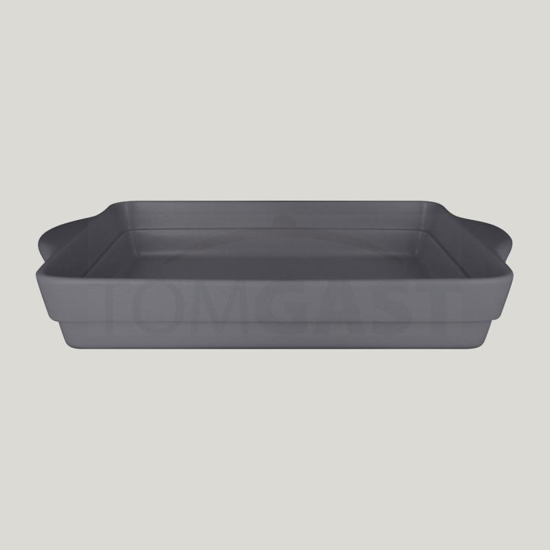 RAK Porcelain RAK Chef's Fusion pekáč obdélníkový 32 × 22 cm, šedý | RAK-CFRT32GYBD