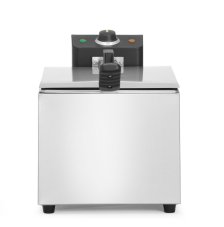 Hluboká fritéza, HENDI, Budget Line, GN 1/2, 8L, Stříbrná, 230V/3500W, 267x407x(H)308mm