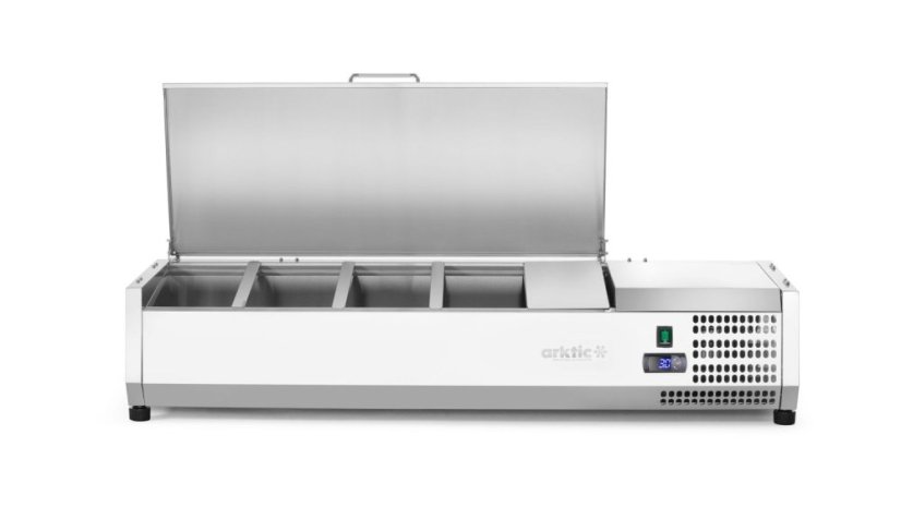 Chladicí zásobník GN 1/3, Arktic, 4x GN1/3, GN 1/3, 24L, 230V/180W, 420x1205x(H)630mm