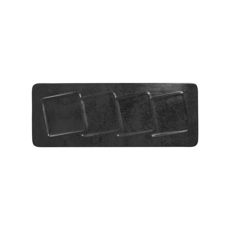 RAK Porcelain RAK Talíř obdélný, 4 zóny 37 × 14 cm | RAK-KRCRRT4Z