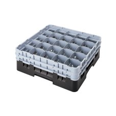 Cambro Koš Camrack 25 pozic, výška sklenice 32 cm - Černá