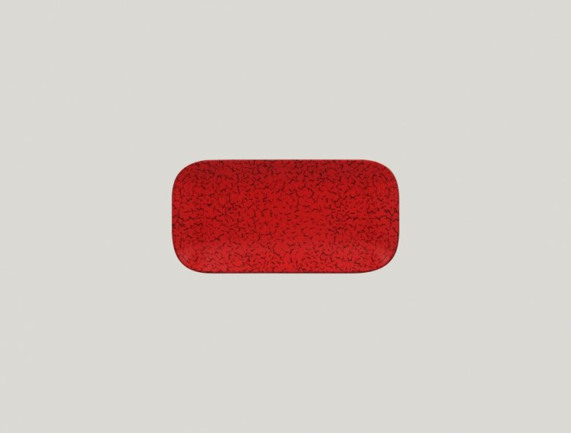 RAK Porcelain RAK Ruby talíř obdélníkový 22 × 11 cm – červená | RAK-RBAURPM22
