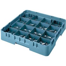 Cambro Koš Camrack 16 pozic, výška sklenice 9 cm - Tyrkysová