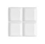 RAK Porcelain RAK Minimax talíř čtvercový, 4 segmenty 20 × 20 cm | RAK-OPSP4C