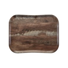 Cambro Wood podnos 35,5 × 45,7 cm, tmavý dub