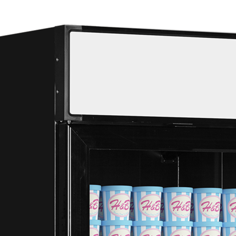 Prosklená mrazicí skříň Tefcold LGF7500B
