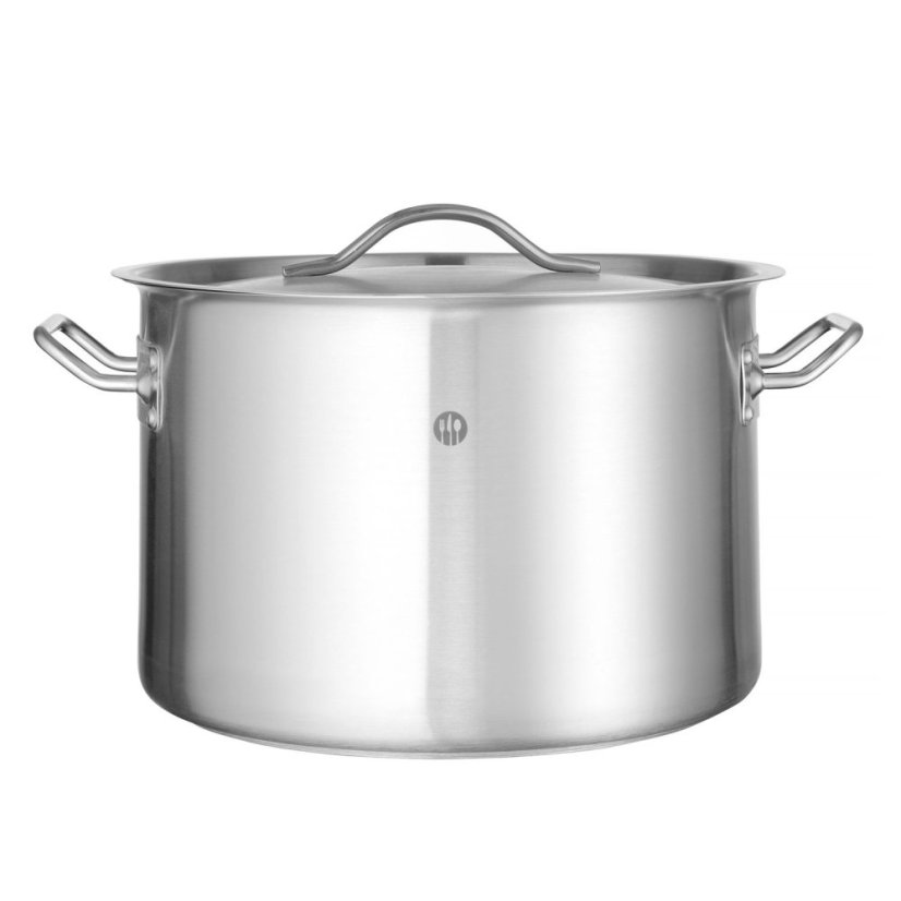 Střední hrnec s poklicí, HENDI, Budget Line, 14L, ⌀300x(H)200mm