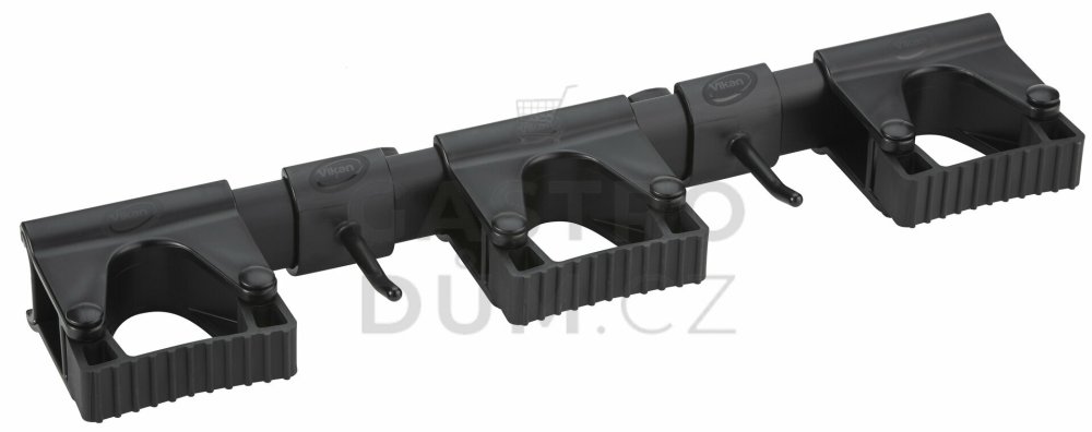 Vikan držák nástěnný 420 mm černý 10119