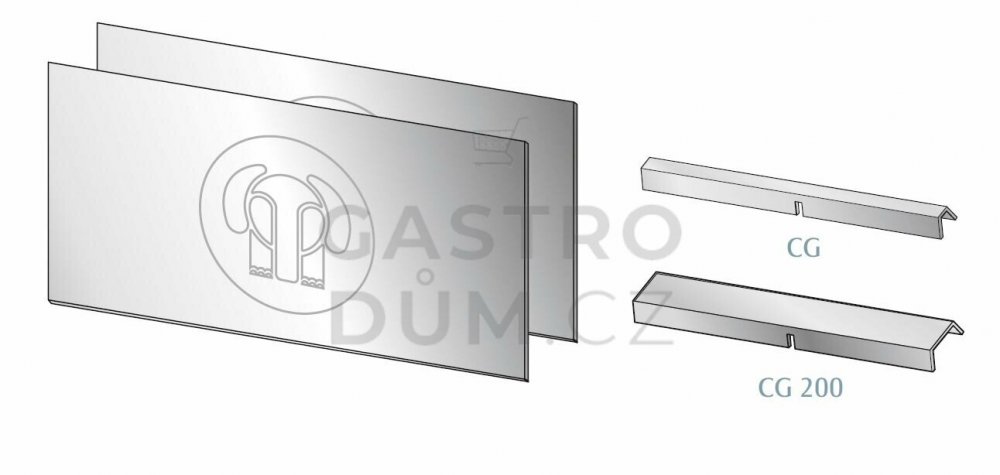 Bertos sada boční panel + lišty KPC