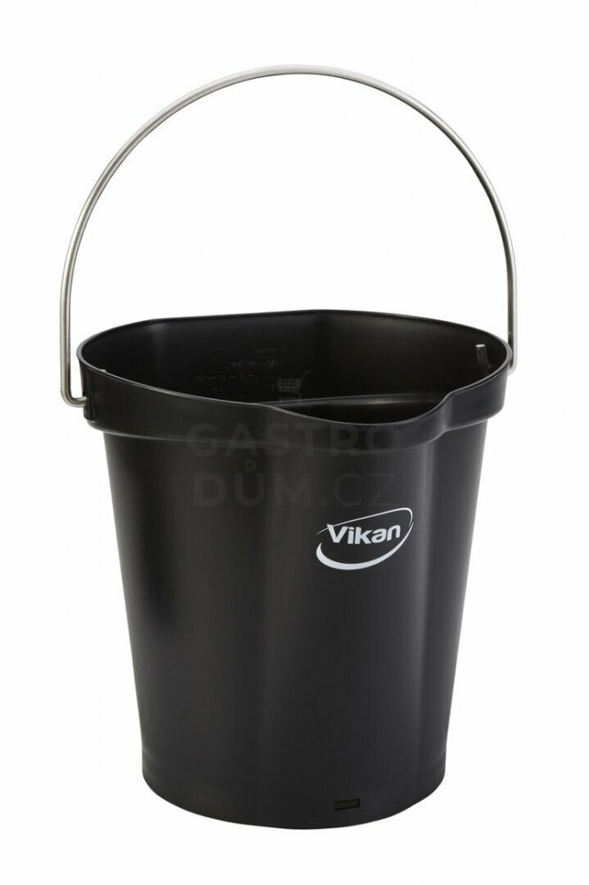 Vikan vědro 6 litrů - černá
