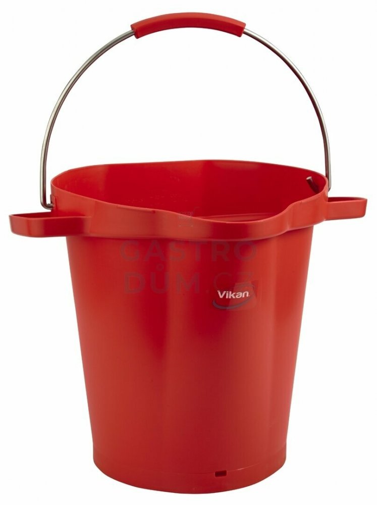 Vikan vědro 20 litrů - červené