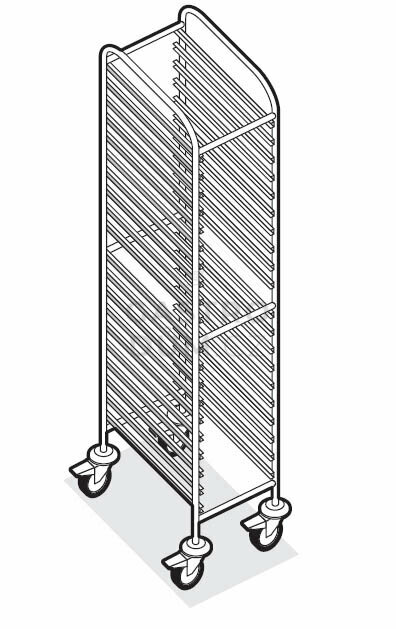 Zavážecí vozík Coldline 20x EN600x400 mm