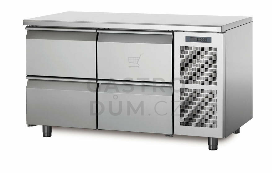 Coldline chladící stůl TP13/4M s deskou bez zadního lemu