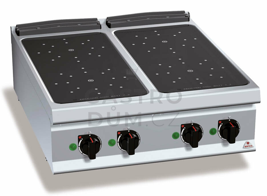 Sporák Bertos LXE9P4/IND – indukční varná deska pro gastro provozy
