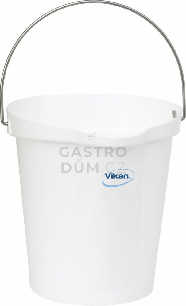 Vikan vědro 12 litrů - bílá