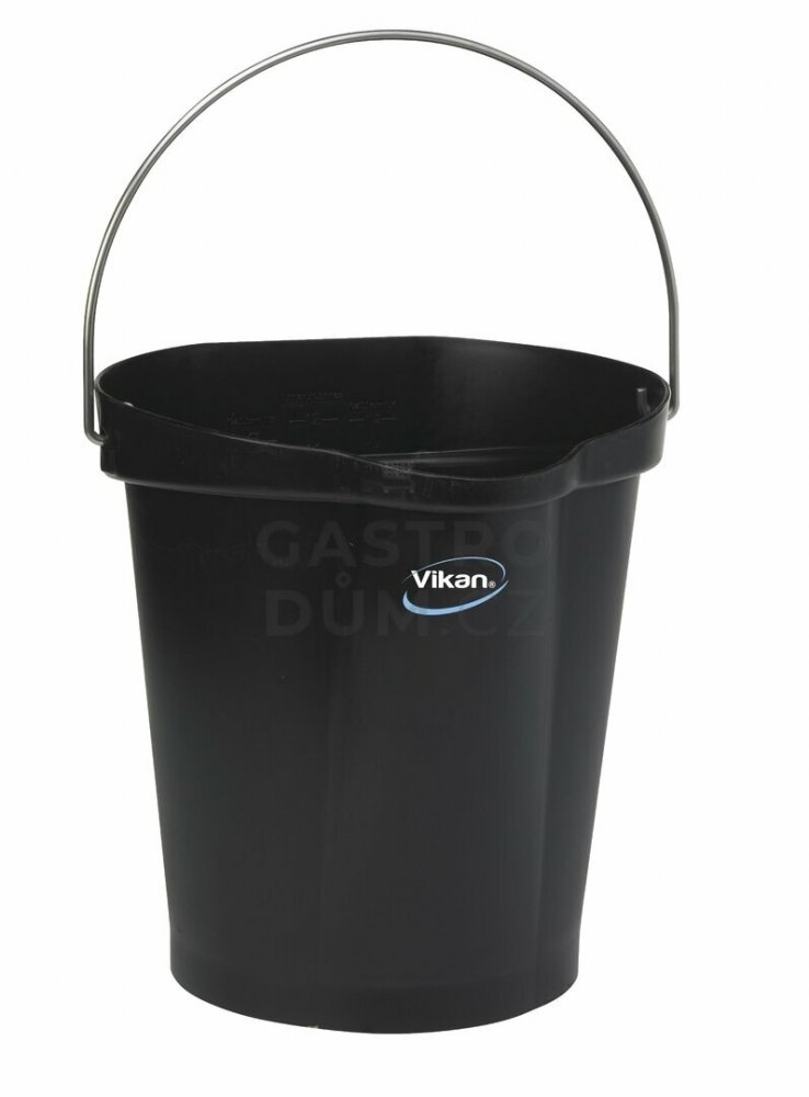 Vikan vědro 12 litrů černá