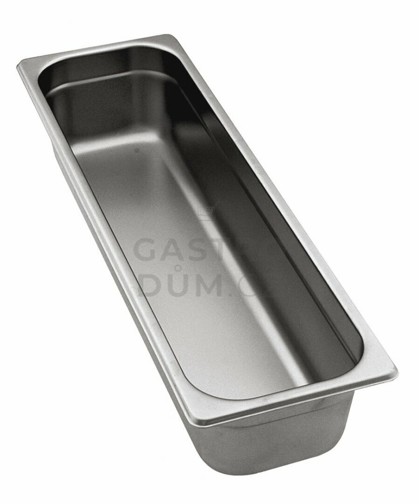 GN 2/4 (h=65 mm) nerezová plná OPTINOX gastronádoba